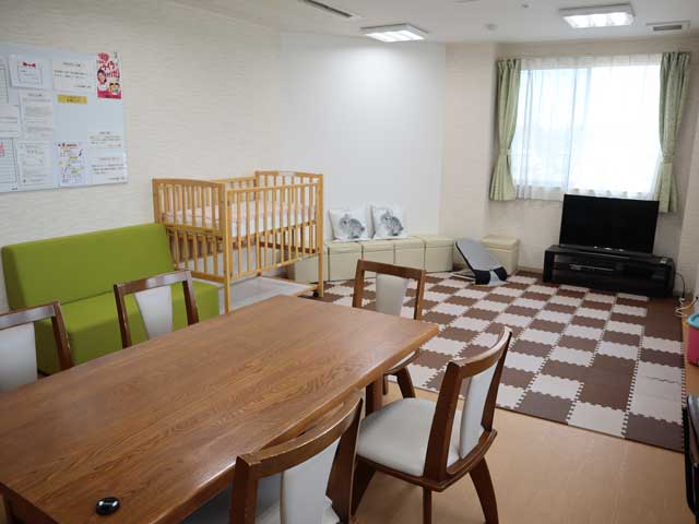 岡山県倉敷市のたんぽぽ助産院の待合