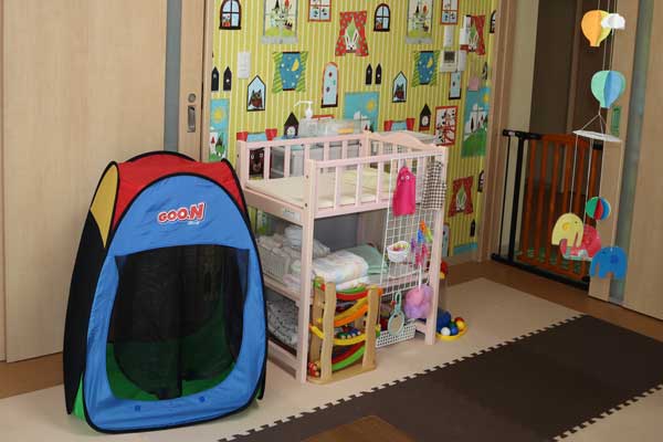 岡山県倉敷市のたんぽぽ助産院の院内保育室